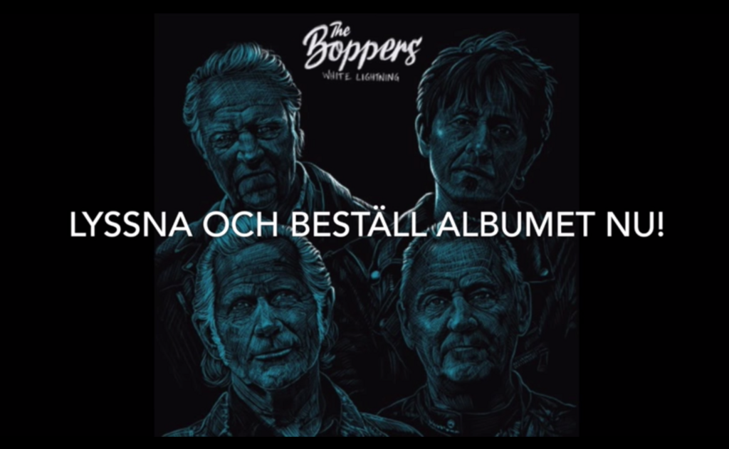The Boppers - White Lightning – Vinyl och CD release 1 Juli!